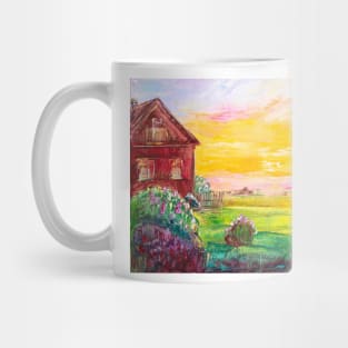 Evening In The Village Mug